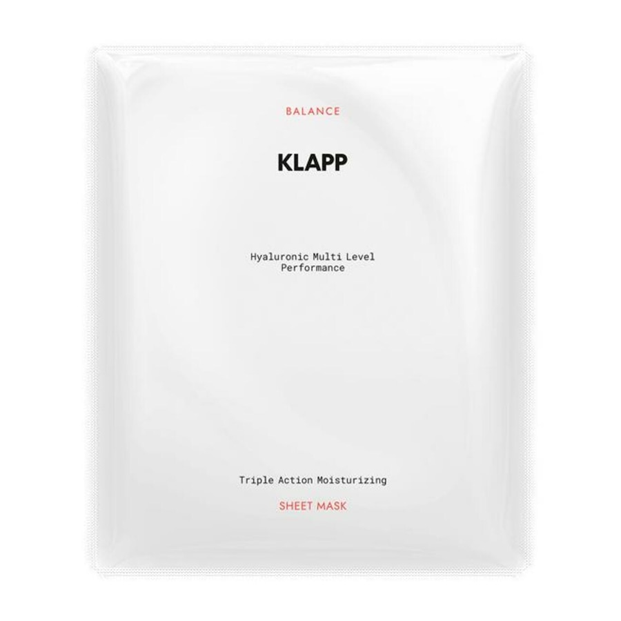 Klapp Hyaluronic Multi Level Performance Triple Action Moisturizing Sheet Mask