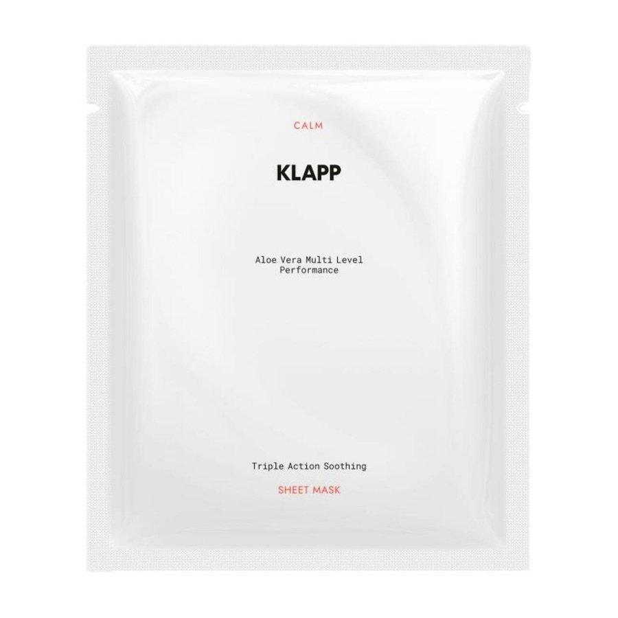 Klapp Aloe Vera Multi Level Performance Triple Action Soothing Sheet Mask