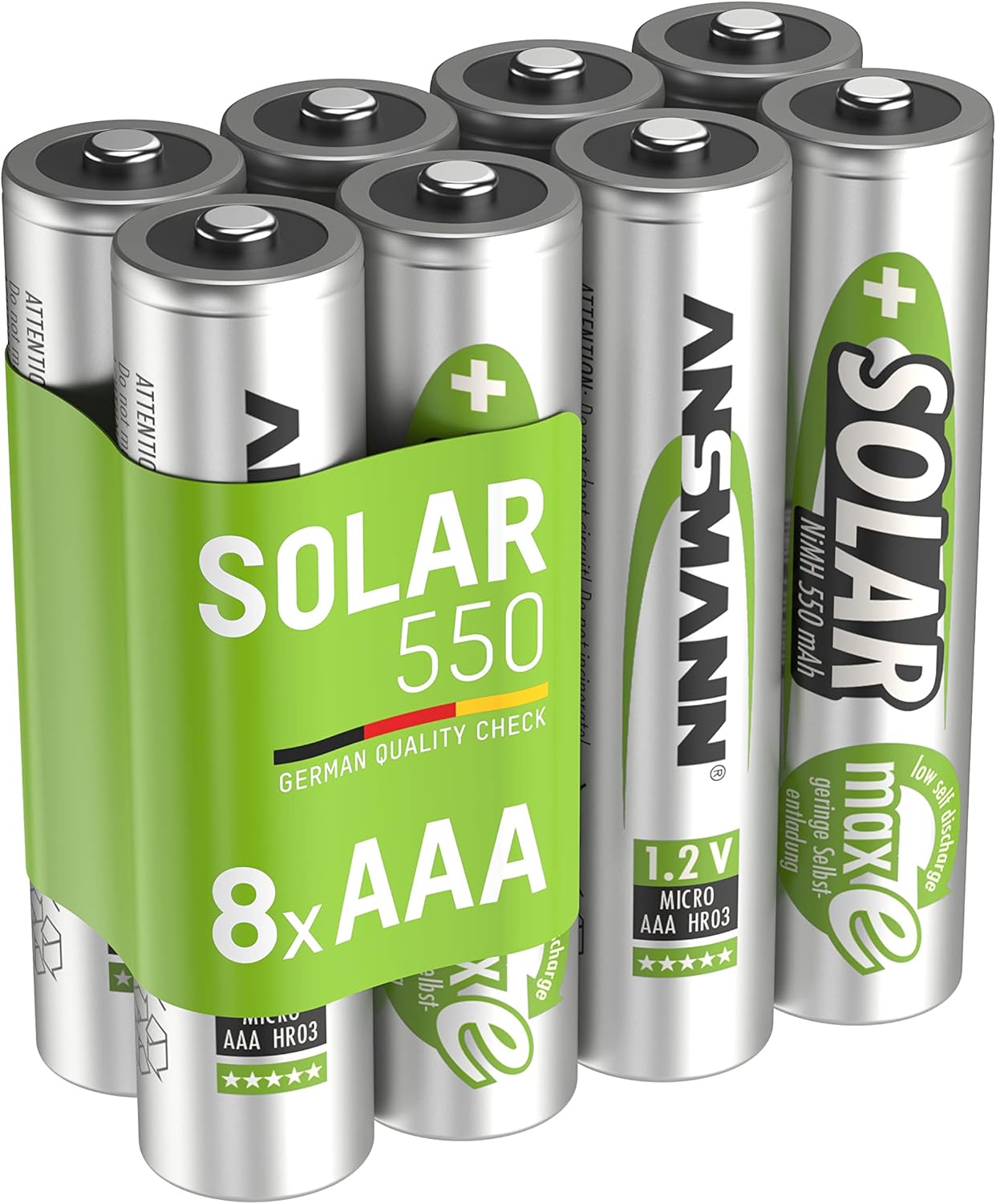 Ansmann AAA 550mAh Solar 8x