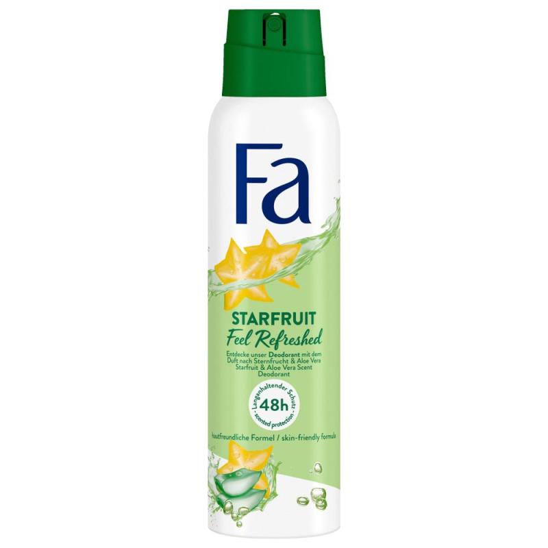 Fa Feel refreshed starfruit deodorant spray 150 ML