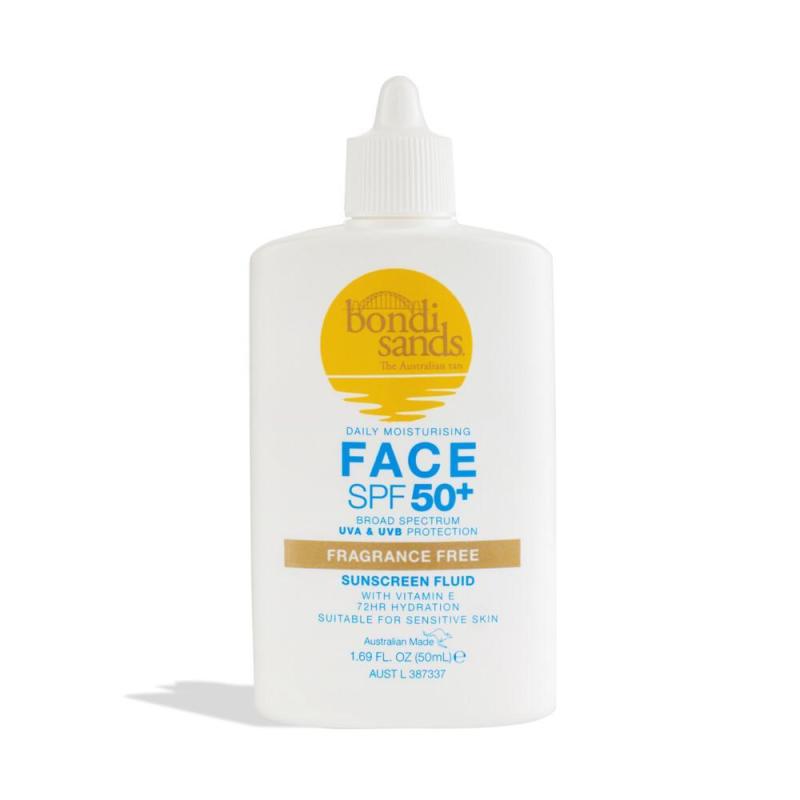 Bondi Sands Spf 50+ fragrance free face fluid 50ml