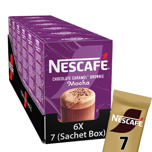 Nescafé  Gold Chocolate Caramel Brownie Mocha - 6x 7 zakjes