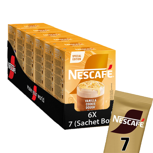 Nescafé  Gold Vanilla Cookie Dough Latte - 6x 7 zakjes