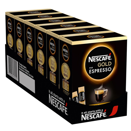 Nescafé  Gold Espresso Oploskoffie - 6x 25 Sticks