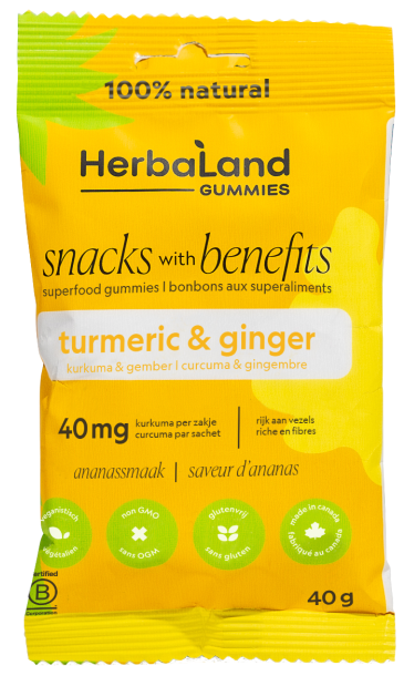 Herbaland Gummies Tumeric & Ginger