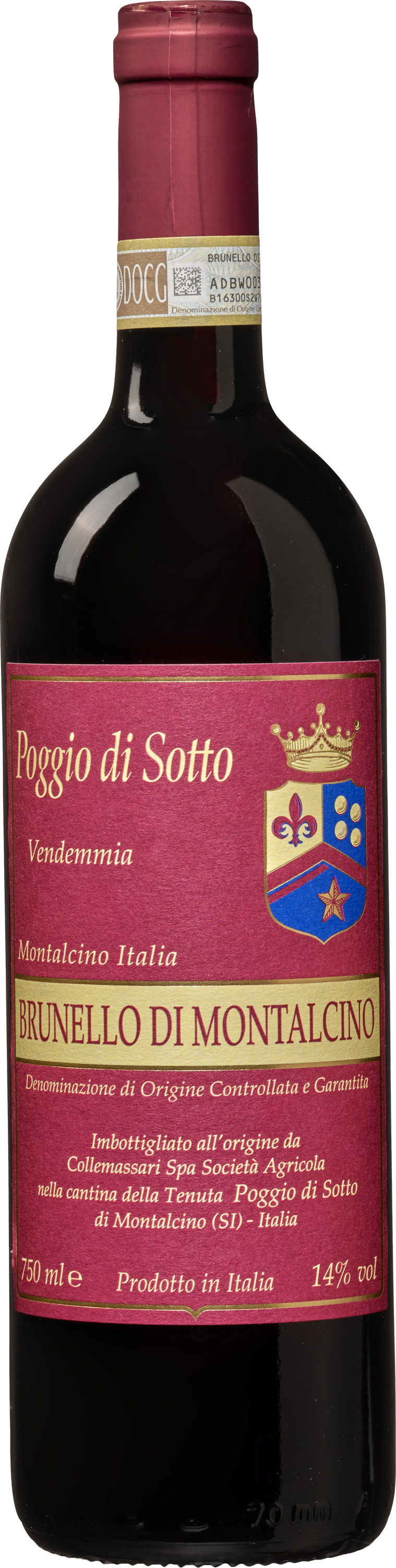 Colaris Brunello di Montalcino 2018 DOC Poggio di Sotto