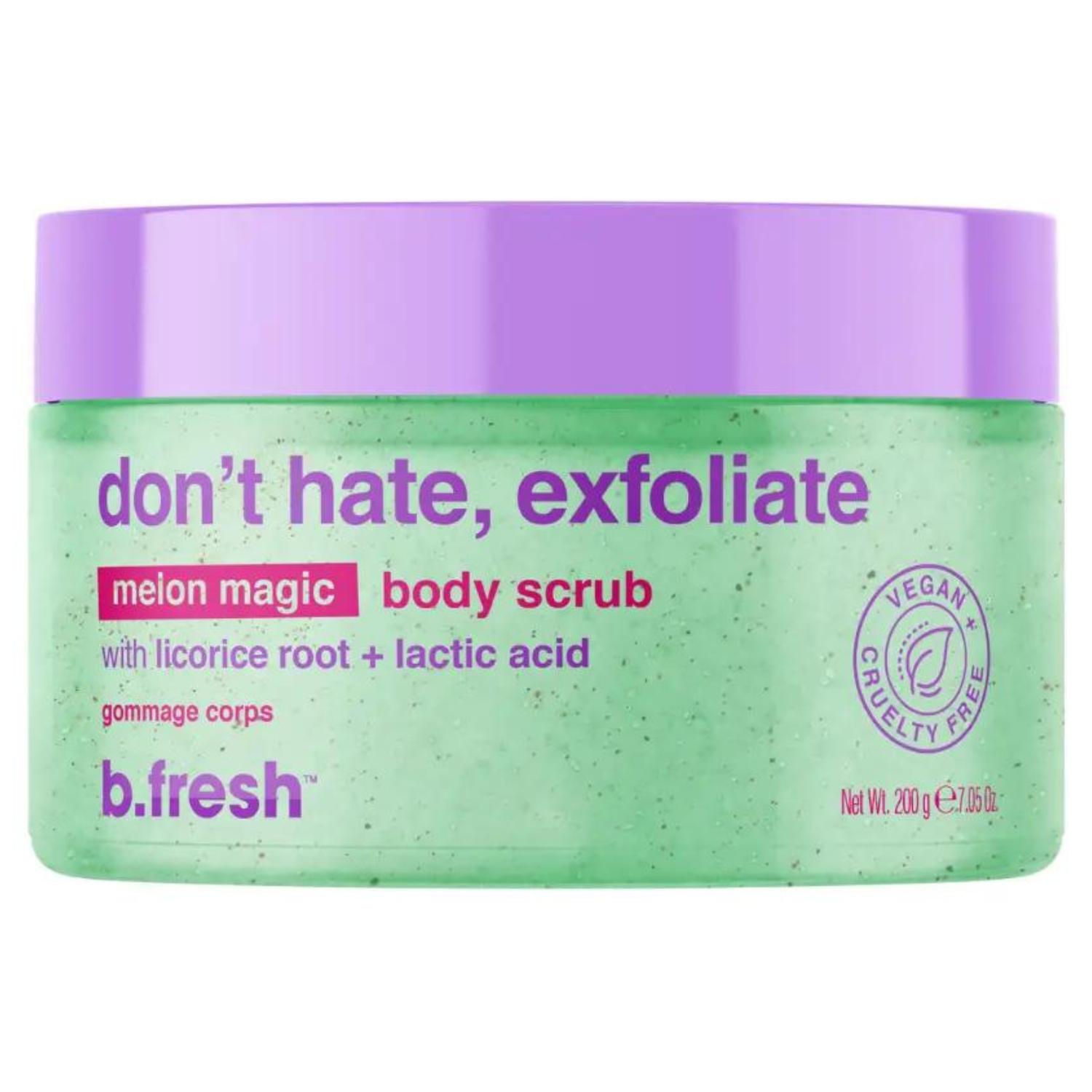 TanningParadise B.Fresh Don't Hate, Exfoliate Meloen Lichaamspeeling 200g