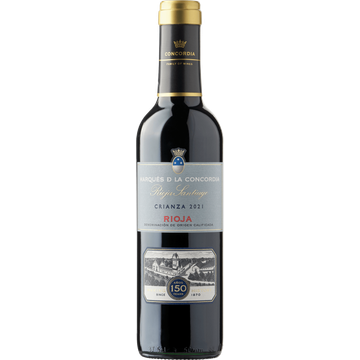 Marques de la Concordia arques de la Concordia Rioja Santiago Crianza 375ML bij Jumbo