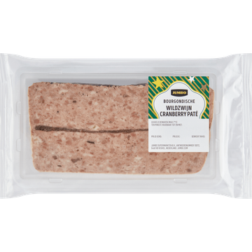 Jumbo umbo Bourgondische Wildzwijn Cranberry Pate ca. 140 g