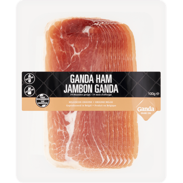 Ganda anda Grand Cru Ham 100 g bij Jumbo