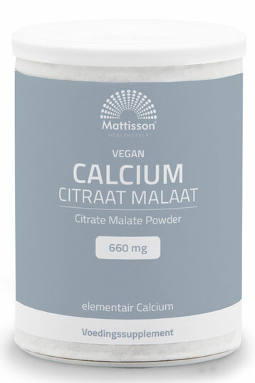 Mattisson HealthStyle Calcium Citraat Malaat Poeder