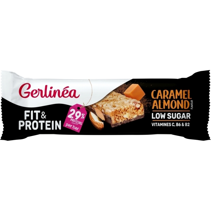 Gerlinea Fit & protein maaltijdreep karamel amandel 45 Gram