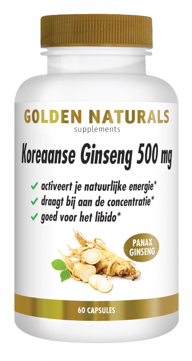 Golden Naturals Koraanse Ginseng Capsules