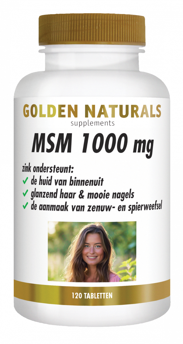 Golden Naturals MSM 1000 mg Tabletten