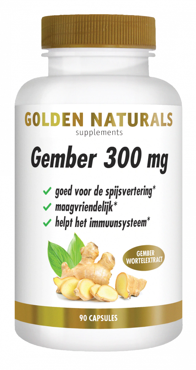 Golden Naturals Gember 300 mg Capsules