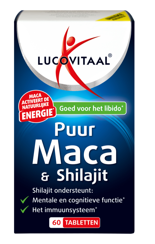 Lucovitaal Puur Maca & Shilajit Tabletten