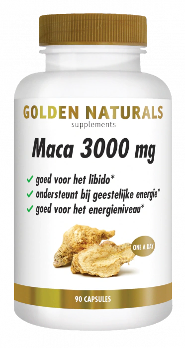 Golden Naturals Maca 3000 mg Capsules