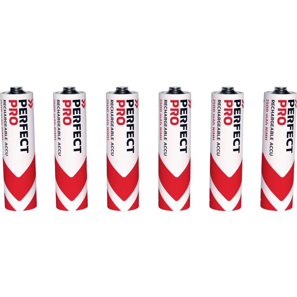 PerfectPro Oplaadbare AA batterij (penlite) NiMH 2500 mAh 1.2 V 6 stuk(s)