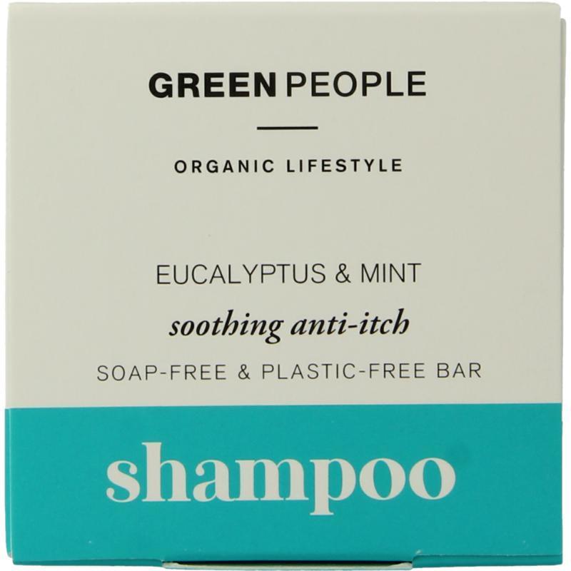 Green people Shampoo bar eucalyptus & mint 50 Gram