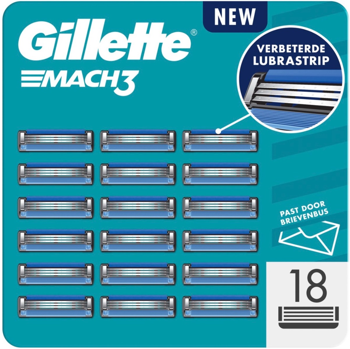 Gillette Mach3 18 Scheermesjes