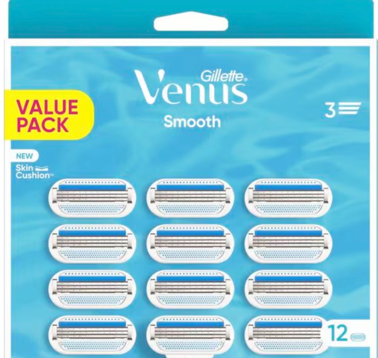 Gillette Venus Smooth 12 Scheermesjes