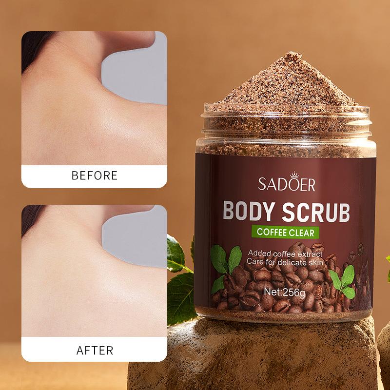 I-Beautiful SADOER Coffee Scrub Hydraterende en verzachtende Cutine Scrub 256g