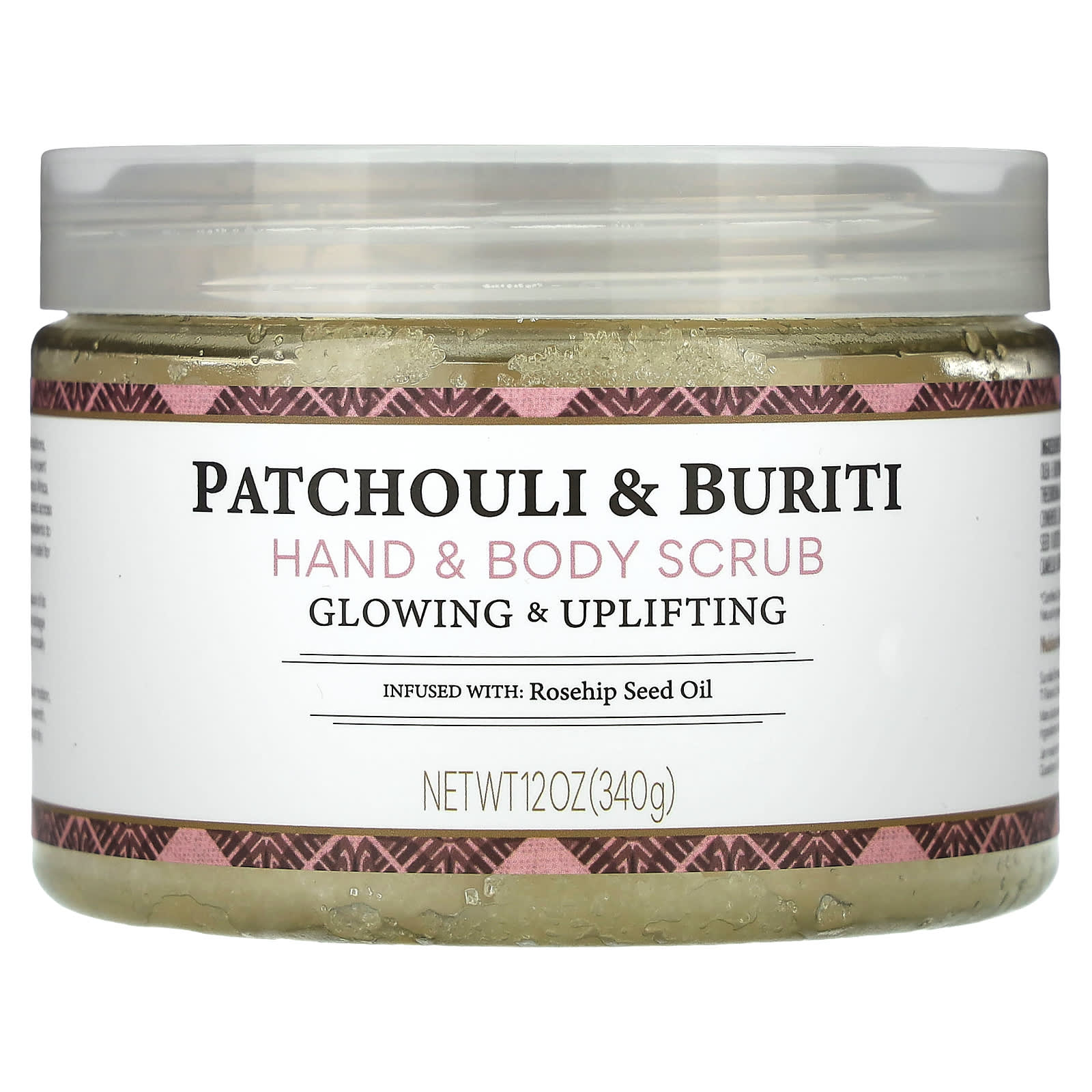 Nubian Heritage , Hand & Body Scrub, Patchouli & Burici, 12 oz (340 g)