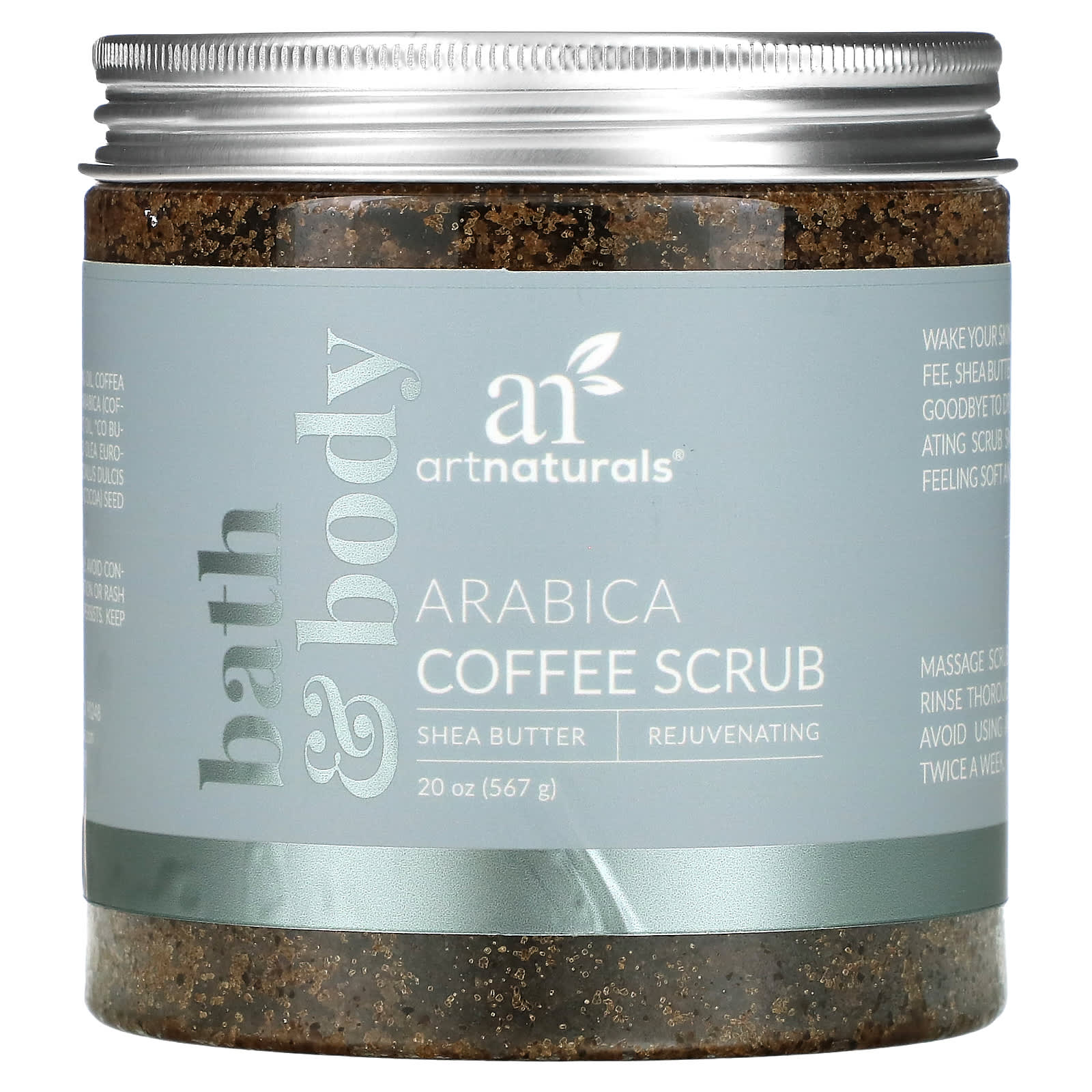 BeautyGlam artnaturals, Arabica Coffee Scrub, 20 oz (567 g)