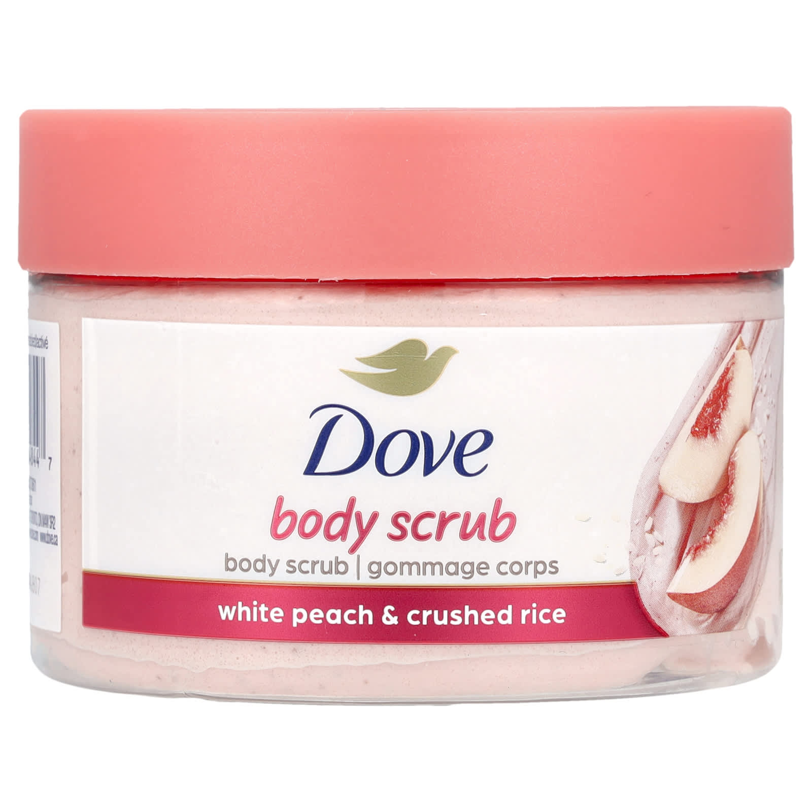 DOVE , Body Scrub, White Peach & Mashed Rice, 10.5 oz (298 g)