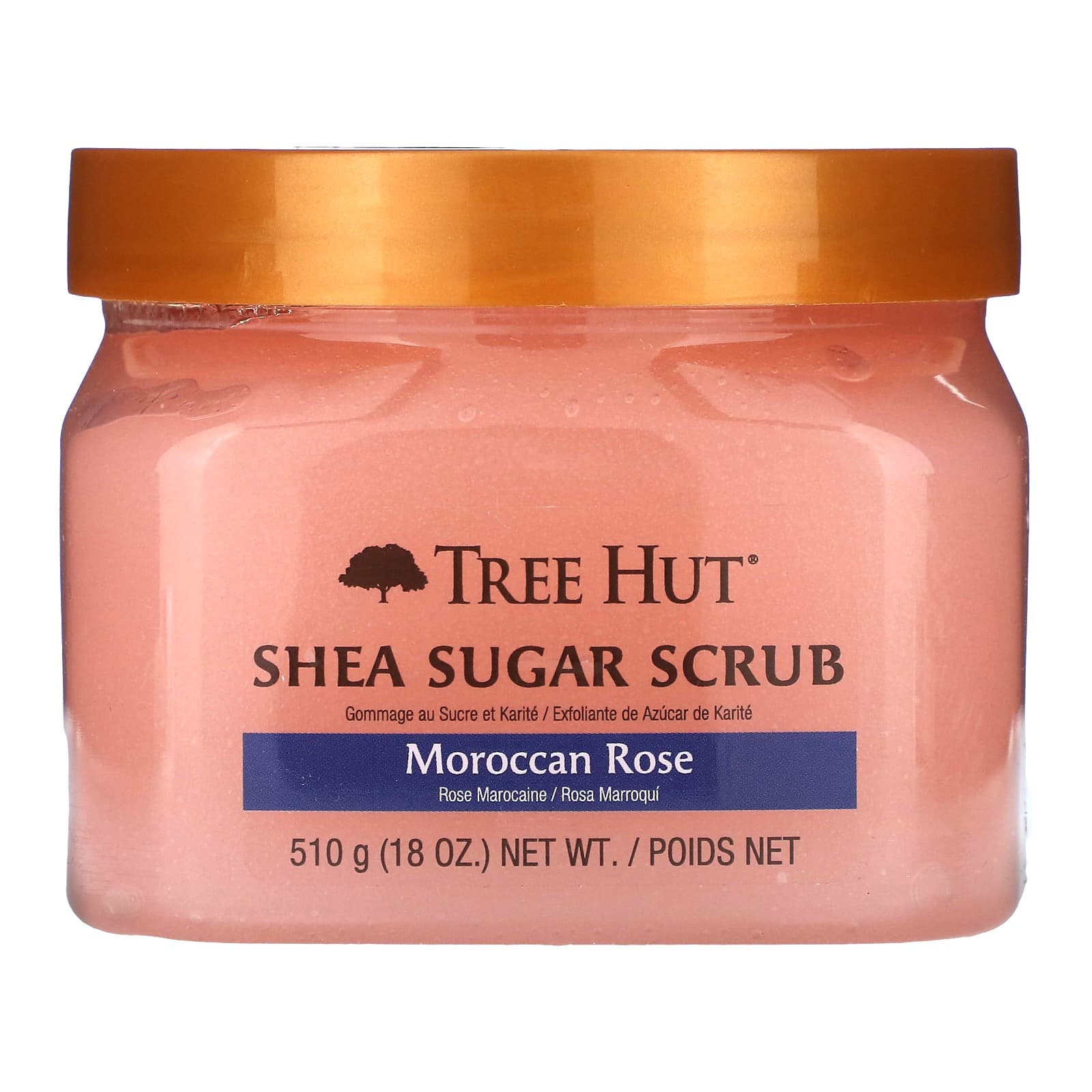 TREE HUT , Shea Sugar Scrub, Moroccan Rose, 18 oz (510 g)