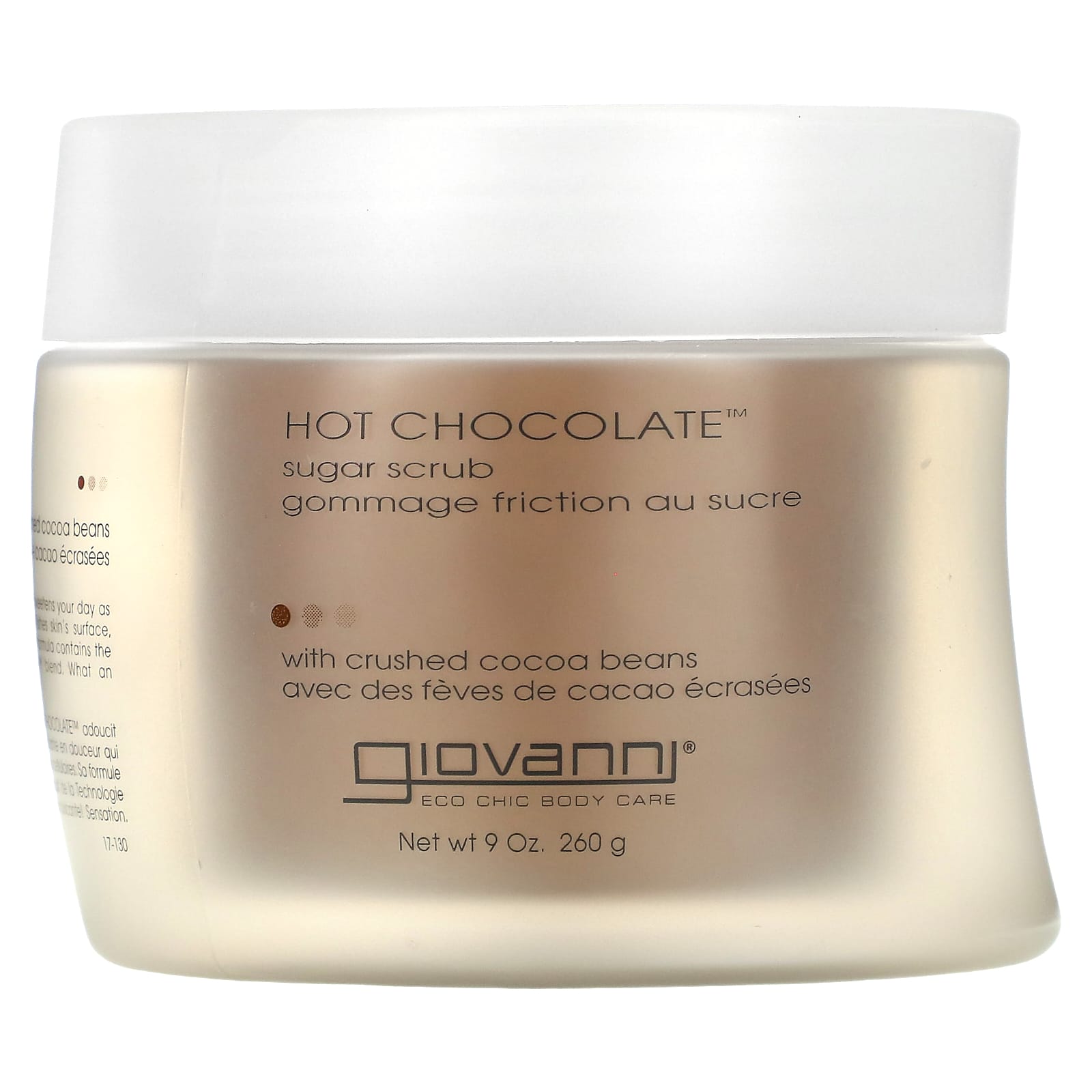 BeautyGlam Giovanni, Hot Chocolate, Sugar Scrub with Crushed Cocoa Beans, 9 oz (260 g)