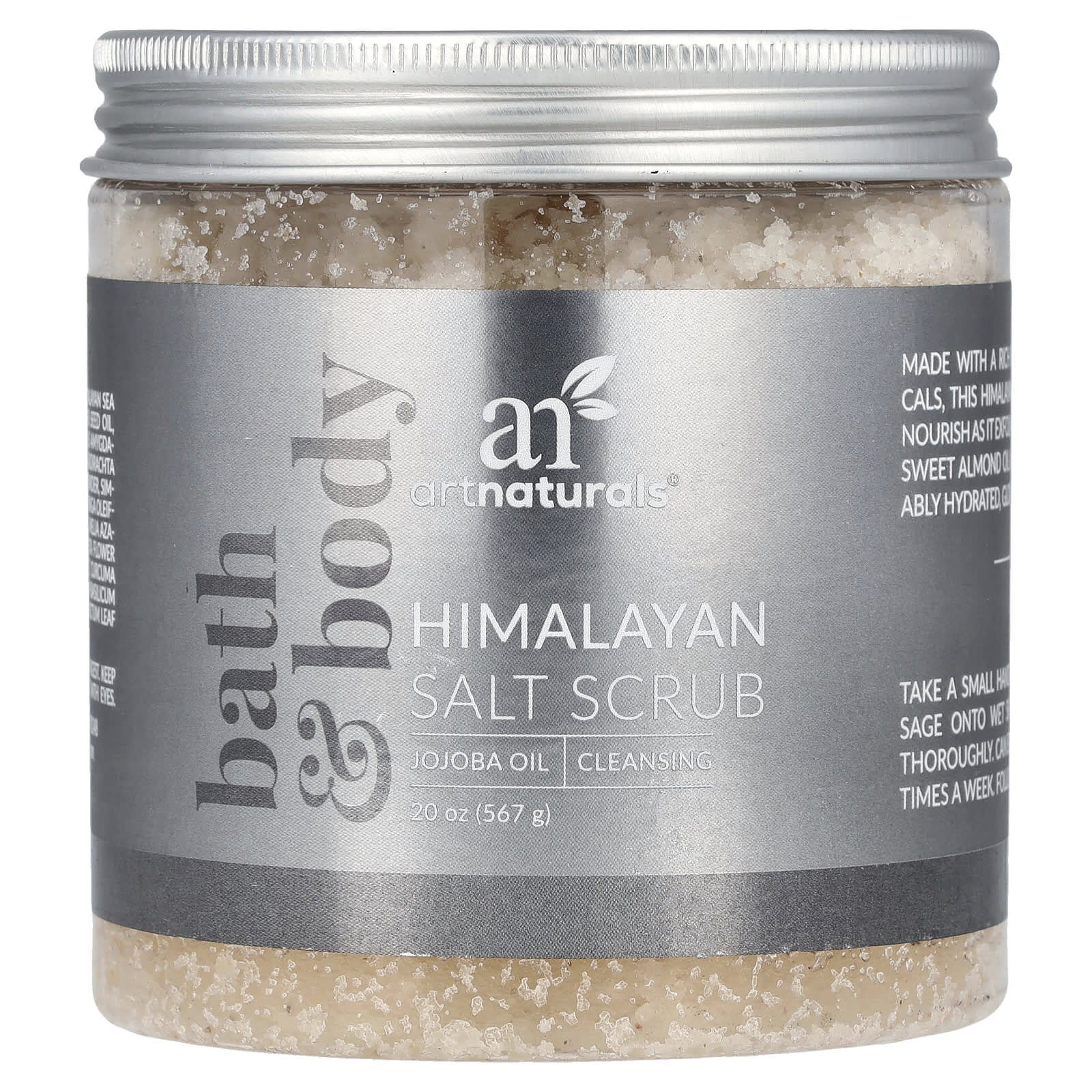 BeautyGlam artnaturals, Himalayan Salt Scrub, 20oz (567g)