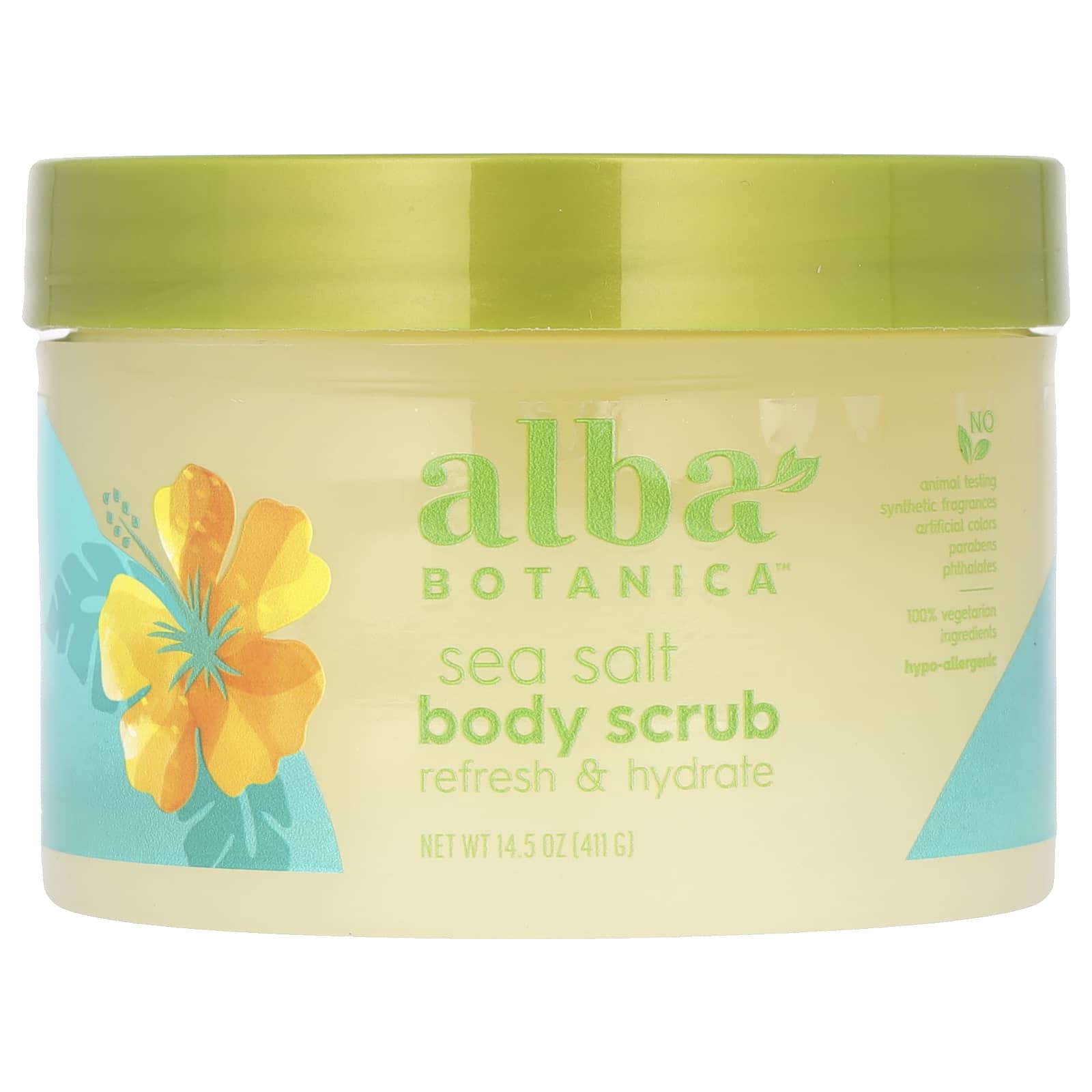 Alba Botanica , Sea Salt Body Scrub, 14.5 oz (411 g)