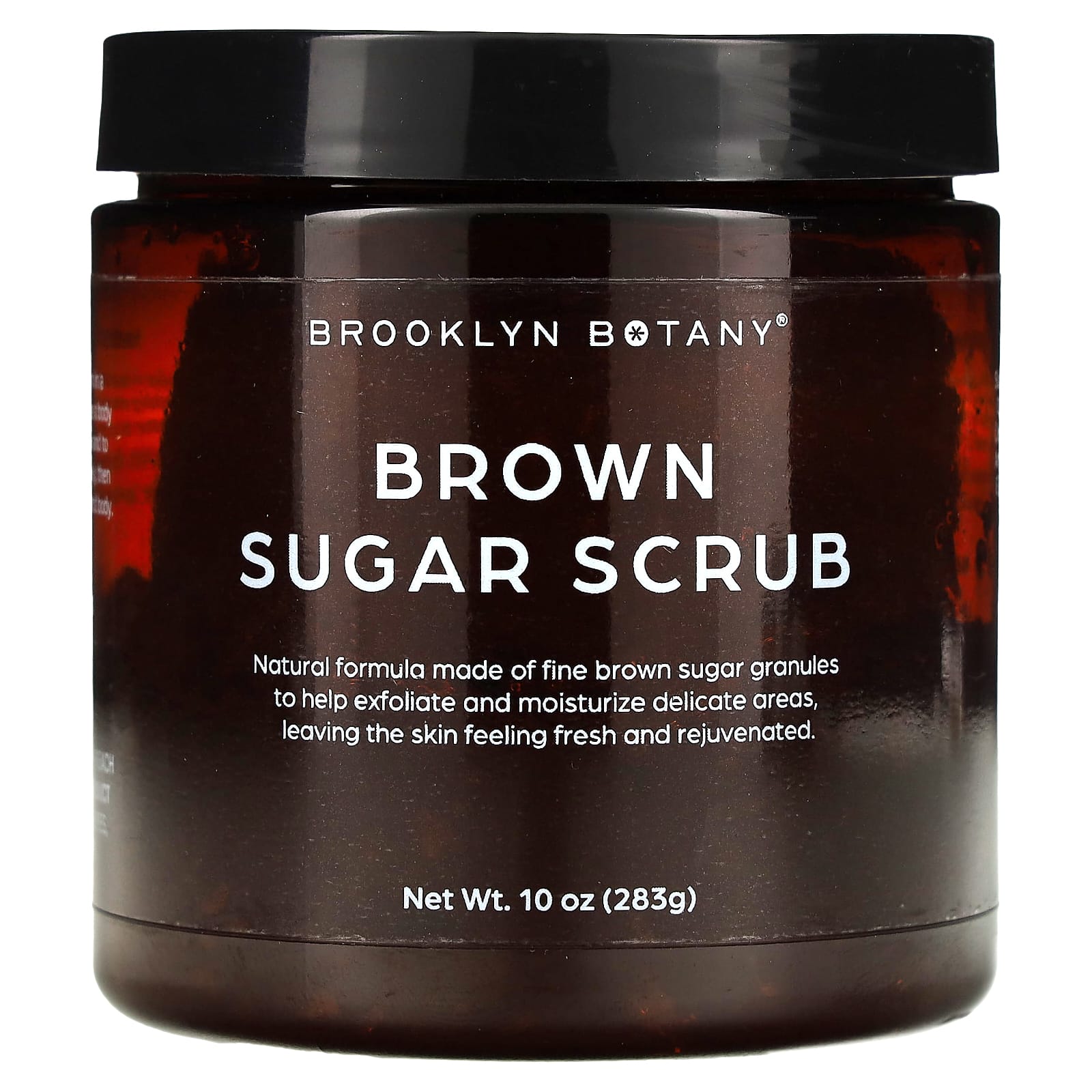 BeautyGlam Brooklyn Botany, Brown Sugar Scrub, All Skin Types, 10 oz (283 g)