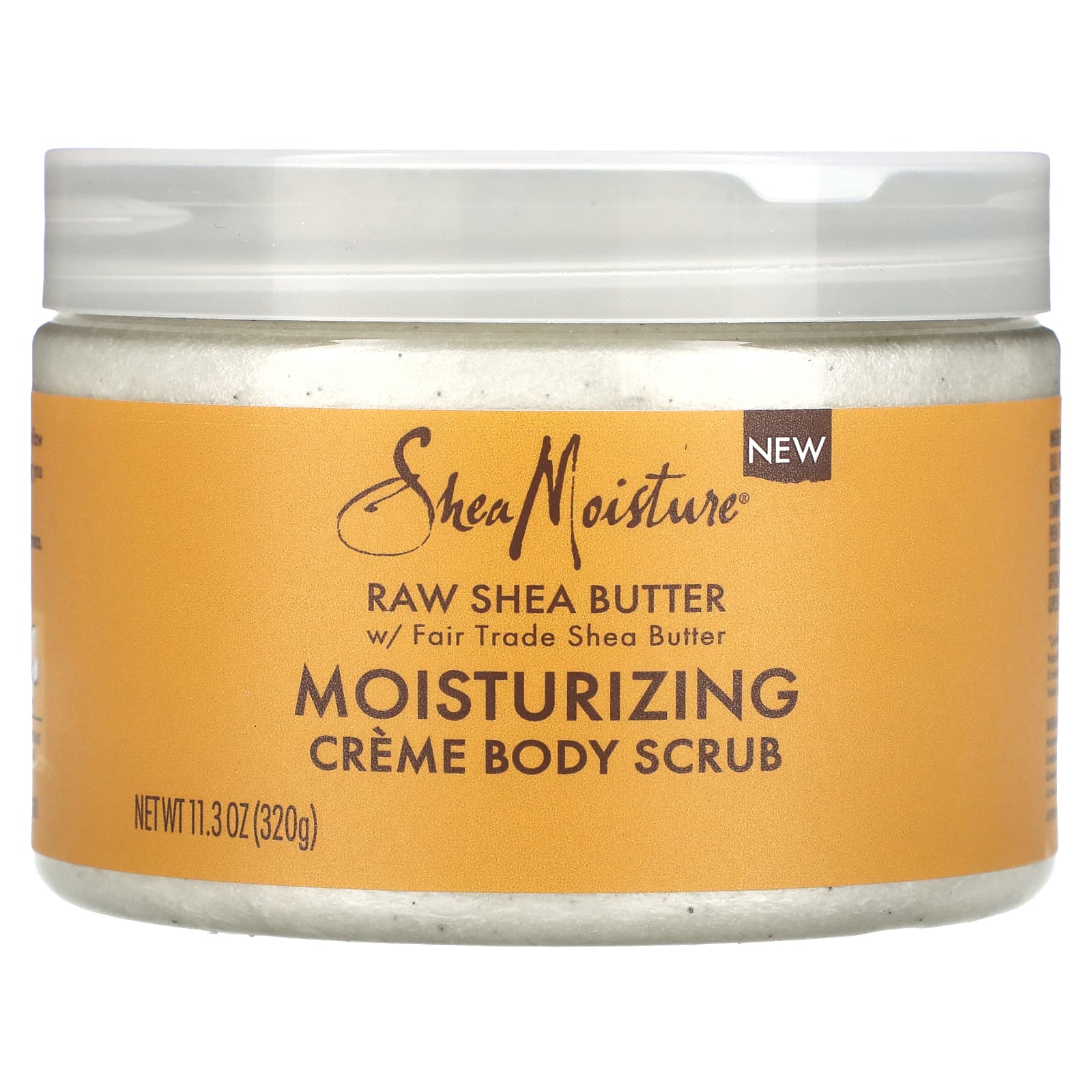 SheaMoisture , raw shea butter, moisturizing cream body scrub, 320 g (11.3 oz)