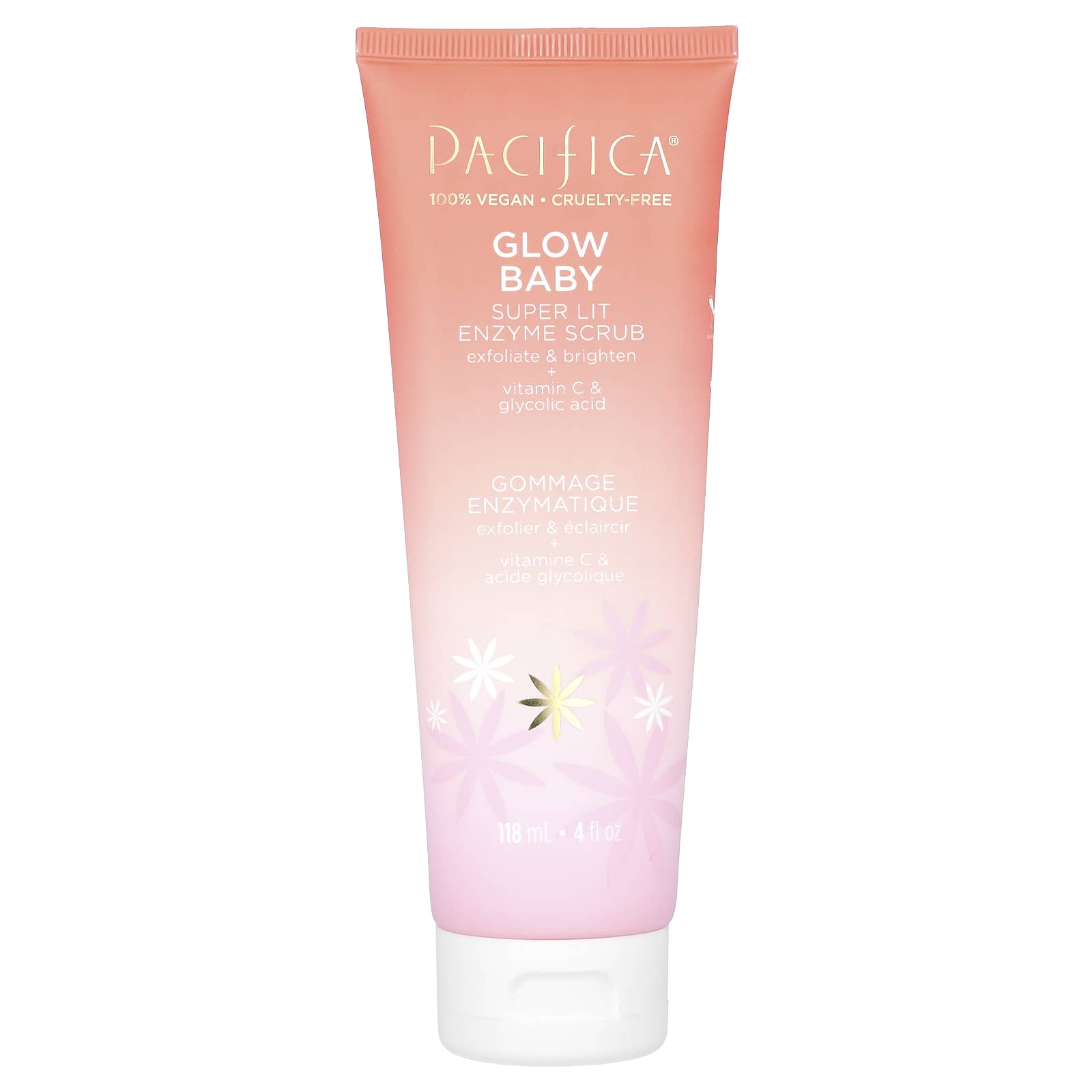 Pacifica , Glow Baby, Super Lit Enzyme Scrub, 4 fl oz (118 ml)