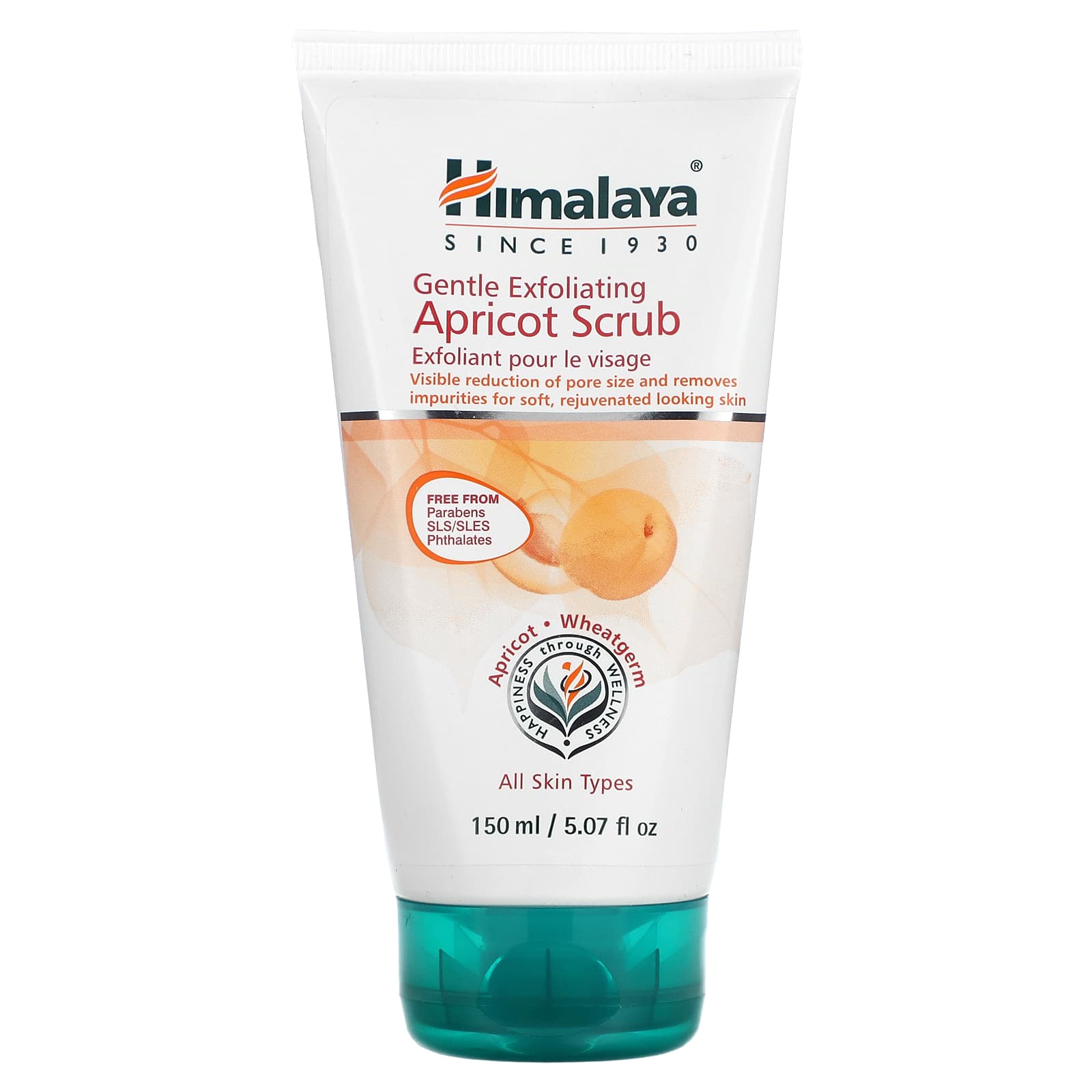 Himalaya , Gentle Exfoliating Apricot Scrub, All Skin Types, 5.07 fl oz (150 ml)