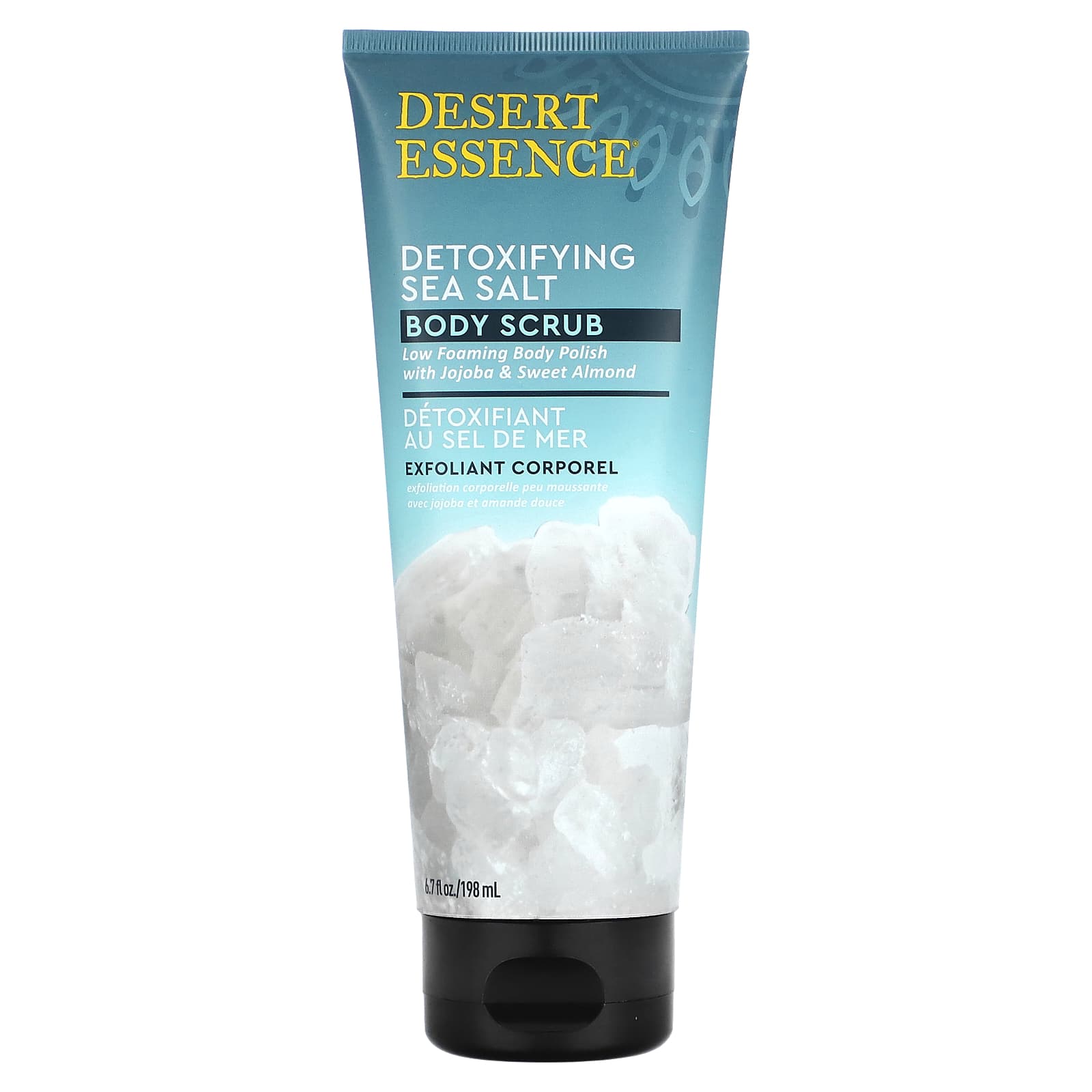 Desert Essence , Detoxifying Sea Salt Body Scrub, 6.7 fl oz (198 ml)