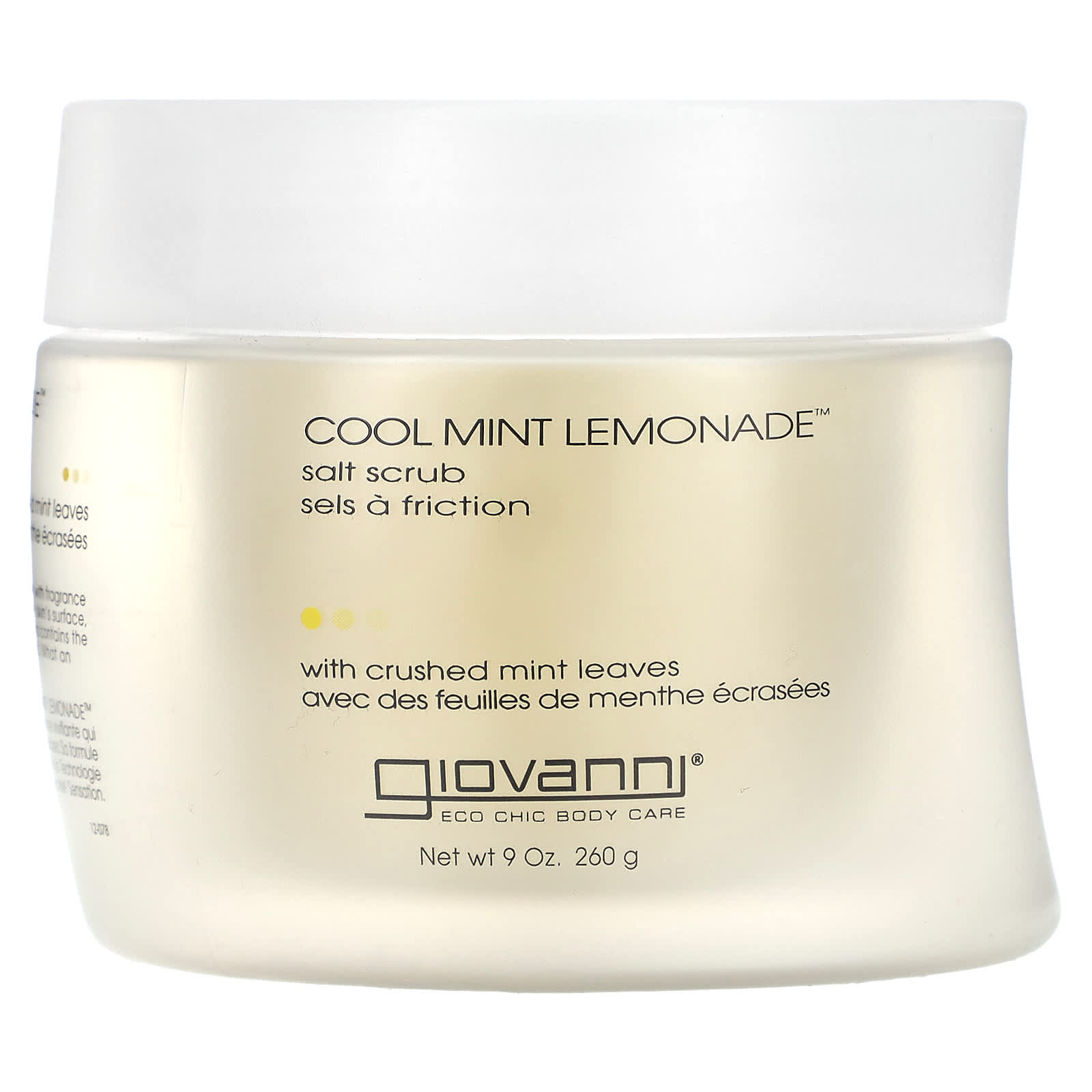 Giovanni , Salt Scrub, Cool Mint Lemonade, 9 oz (260 g)