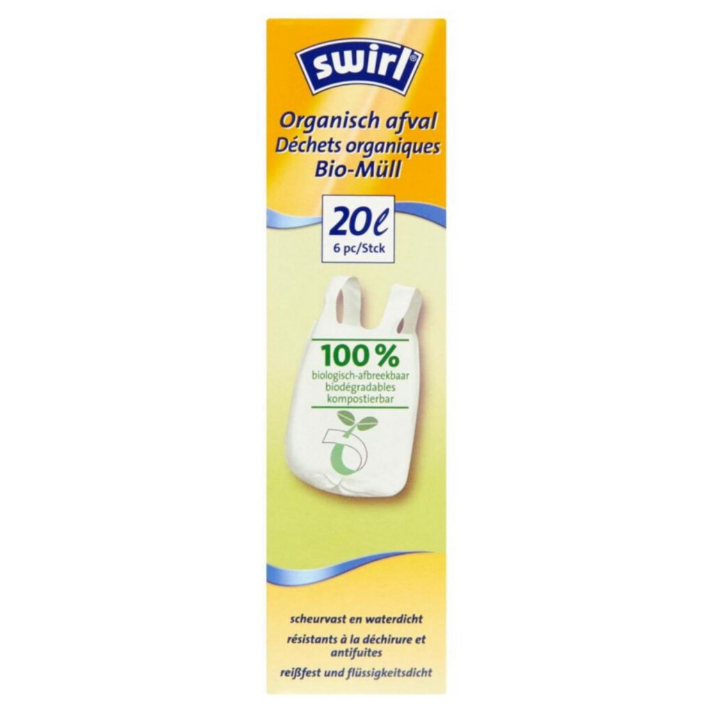 Swirl 4006508193394 Afvalzak 20 l (b x h) 24 cm x 45 cm 6 stuk(s)