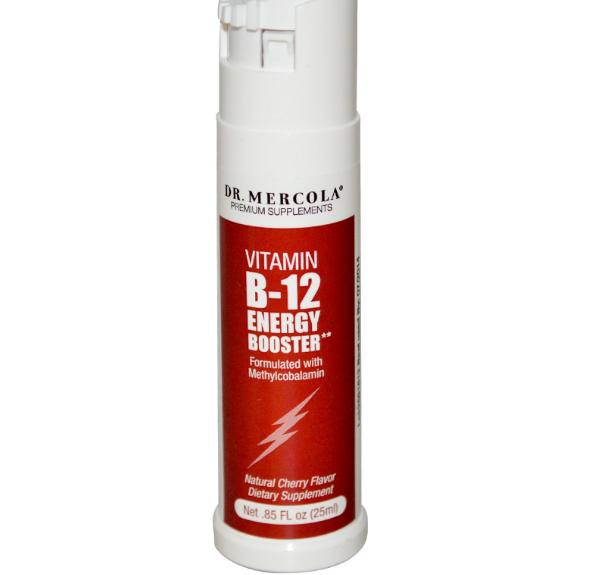 Dr. Mercola Vitamine B12 Energie Booster Bessensmaak (25 ml) - 