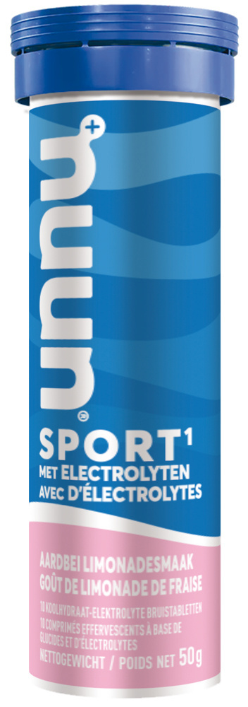 Nuun Sport aardbei limonade 10 Tabletten