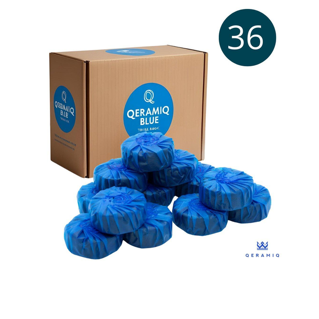 QeramiQ Blue Fresh Blocks - toiletblokjes - doos - 36 stuks SW1211203/SW1211203/SW1211203