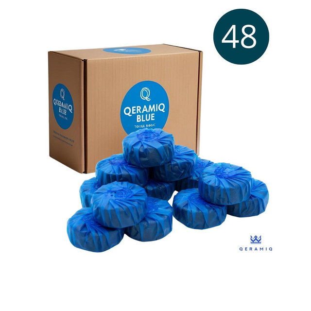 QeramiQ Blue Fresh Blocks - toiletblokjes - doos - 48 stuks SW1211203/SW1211203/SW1211203/SW1211203