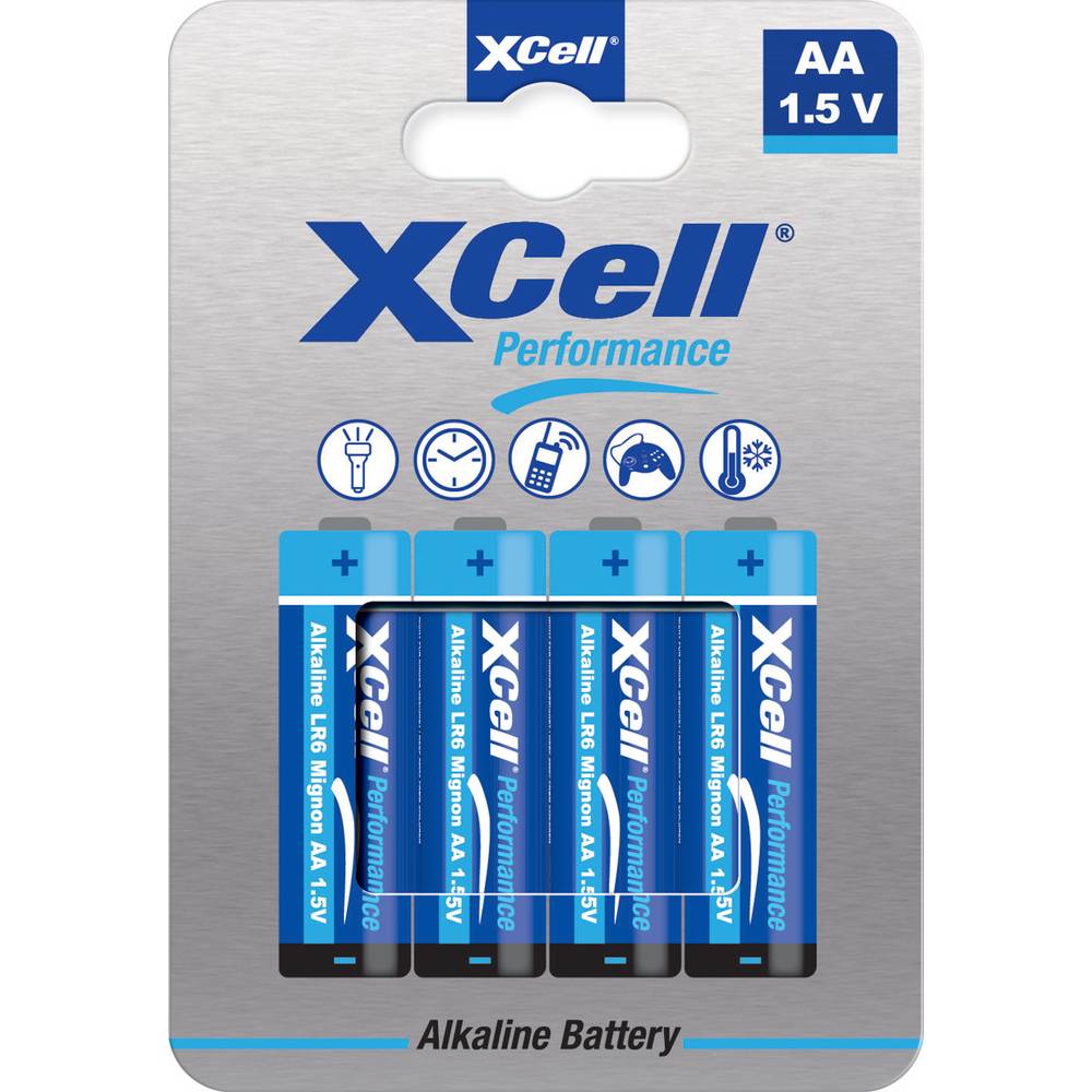 XCell LR6HP AA batterij (penlite) Alkaline 1.5 V 4 stuk(s)