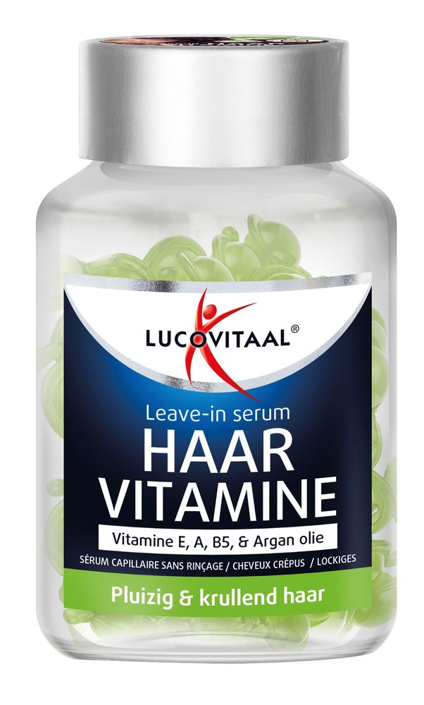 Lucovitaal Haarvitamine Leave-in Serum Pluizig & Krullend Haar Capsules