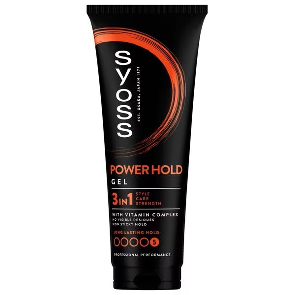 Syoss Men power hold gel extra sterk 250 ML