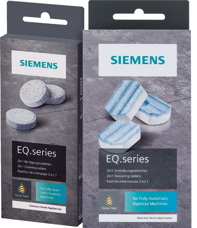 Siemens Ontkalkingstabletten + Reinigingstabletten