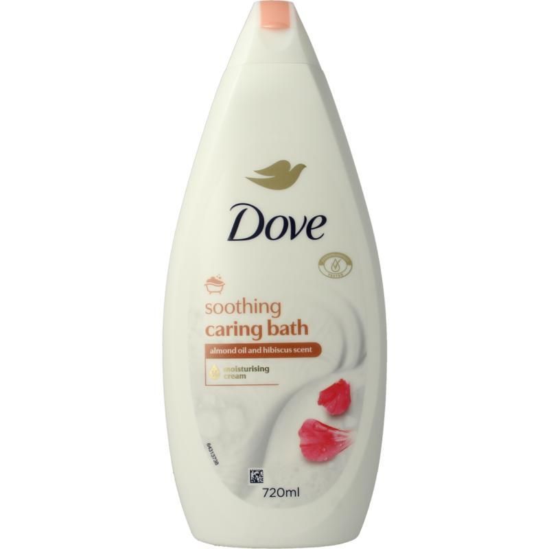 Dove Soothing caring bath cream almond oil & hibiscus 720 ML