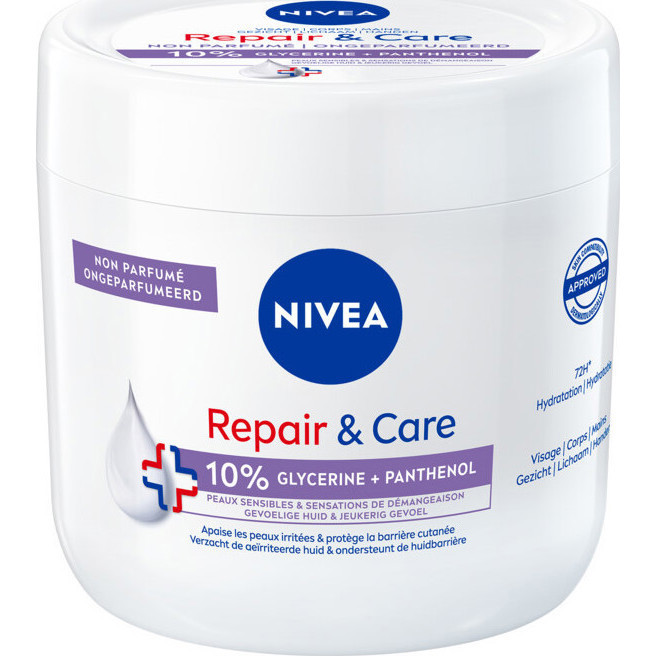 Nivea Bodycrème repair & care ongeparfumeerd 400 ML